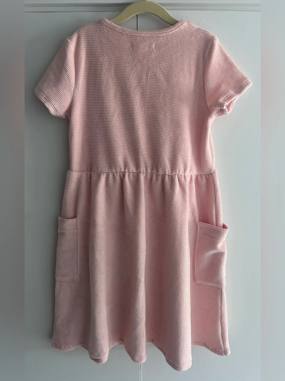 Tucker + Tate Velour Pocket Dress in pink English